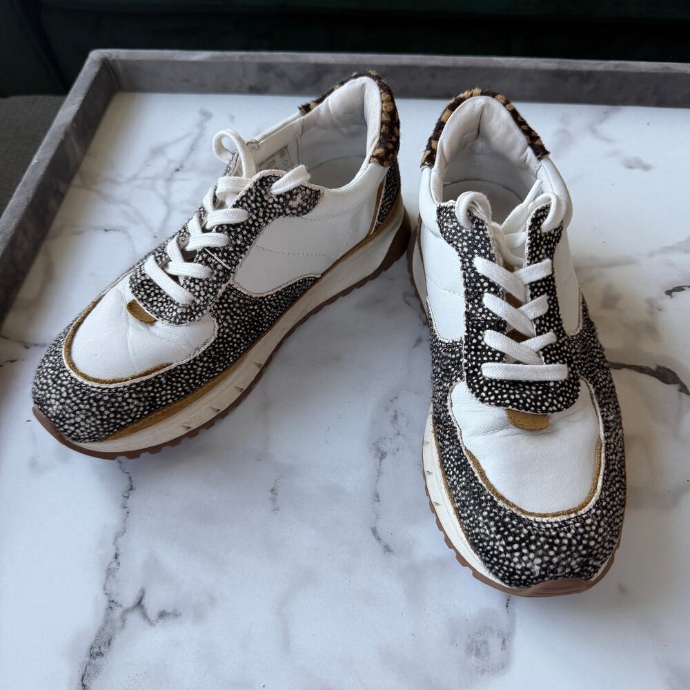 Madewell Kickoff Trainer Sneakers in Olive Grove Multi Size 8.5 - Picture 5 of 10